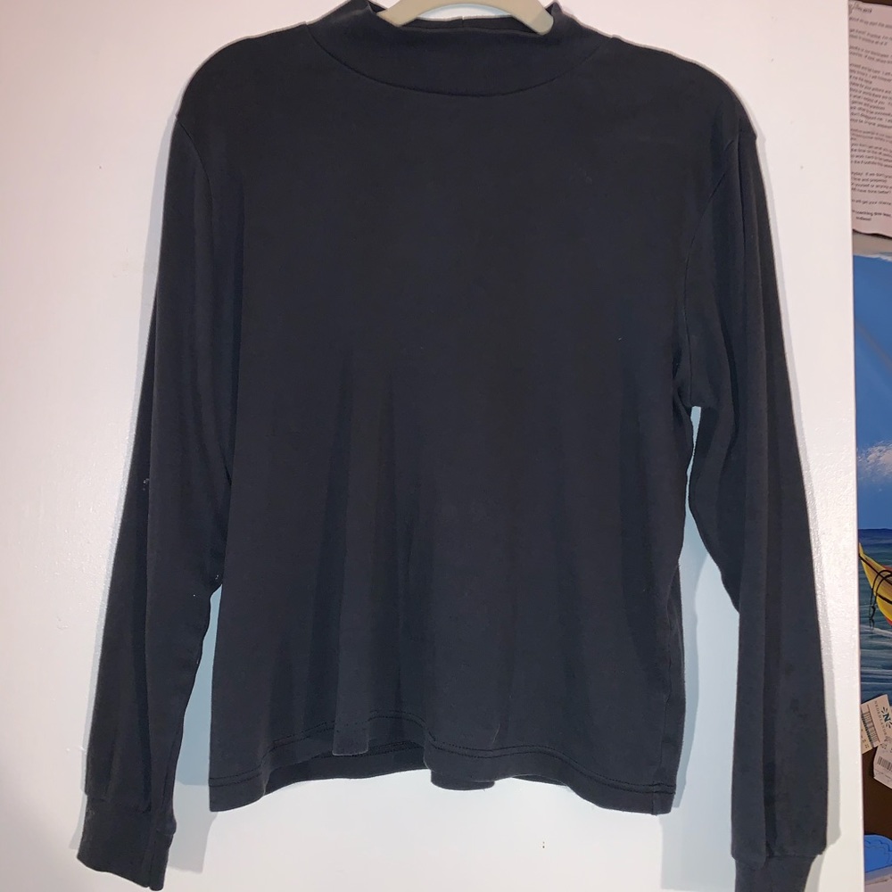 Black turtleneck